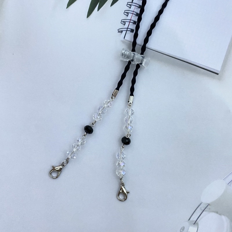 Konektor Masker Strap Mask 2in1 Mutiara Kristal-KSM 43