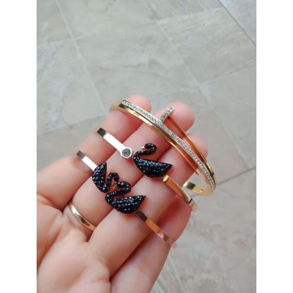 Gelang angsa/gelang paku/gelang titanium angsa/gelang titanium paku