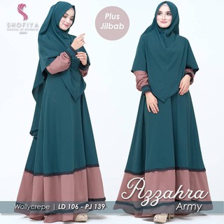 AZZAHRA SYARI Jual gamis  murah Jual gamis  terbaru 