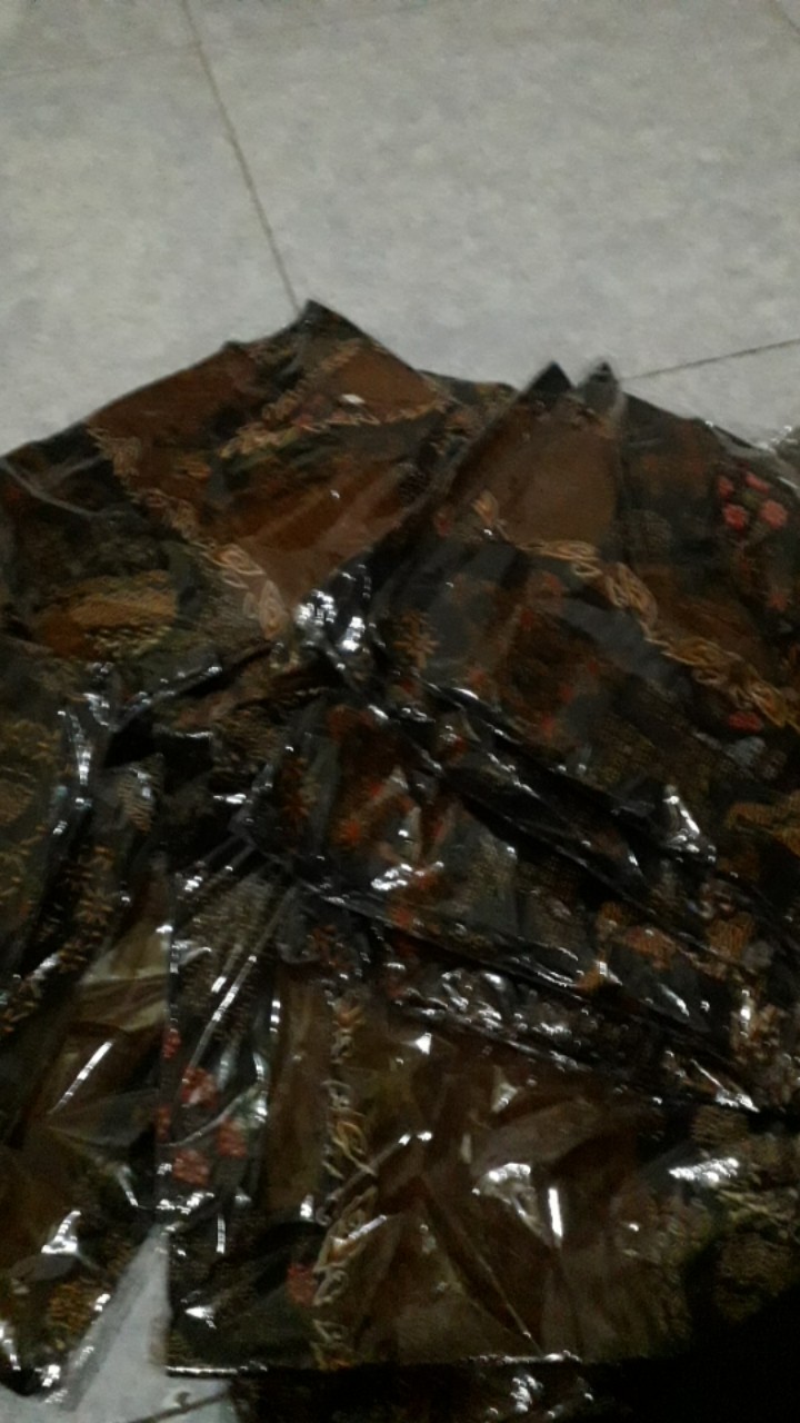 [new Arival] Wou Batik Couple Latifa Brokat Tille-modern Batik Couple Sarimbit Brokat Kebaya - Bs110