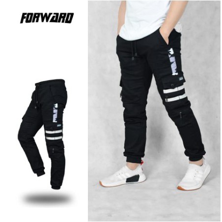 Celana Jogger cargo  Pakaian Pria  / Bawahan Pria - Celana joger jogger cargo ziper urban