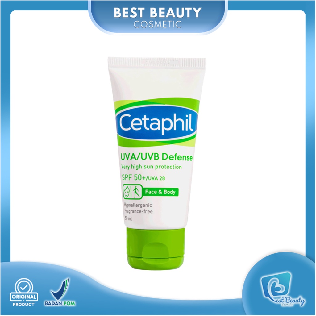 ★ BB ★ CETAPHIL UVA/UVB Defense SPF 50 - 50 ML 100% ORI