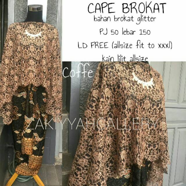 HARGA PROMO!!!!! KEBAYA CAPE BROKAT / KEBAYA BROKAT / KEBAYA BROKAT MODERN / KEBAYA KONDANGAN