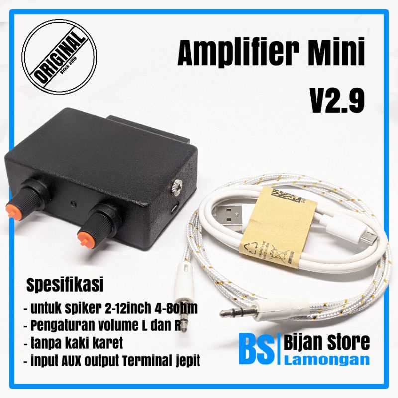 Amplifier Mini Stereo 5volt Cocok Untuk Sound Miniatur V2.9