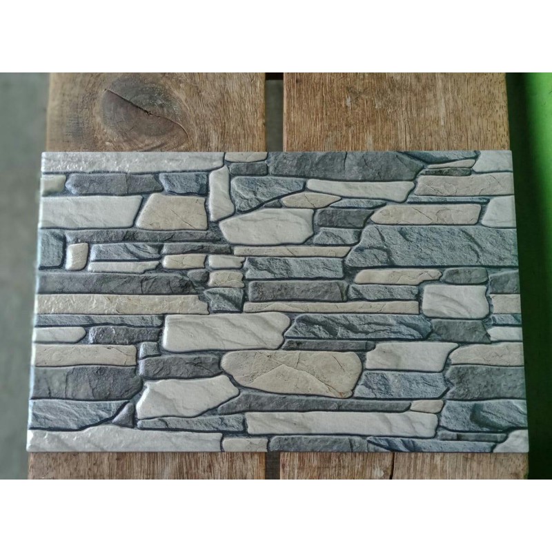 keramik dinding batu alam grey