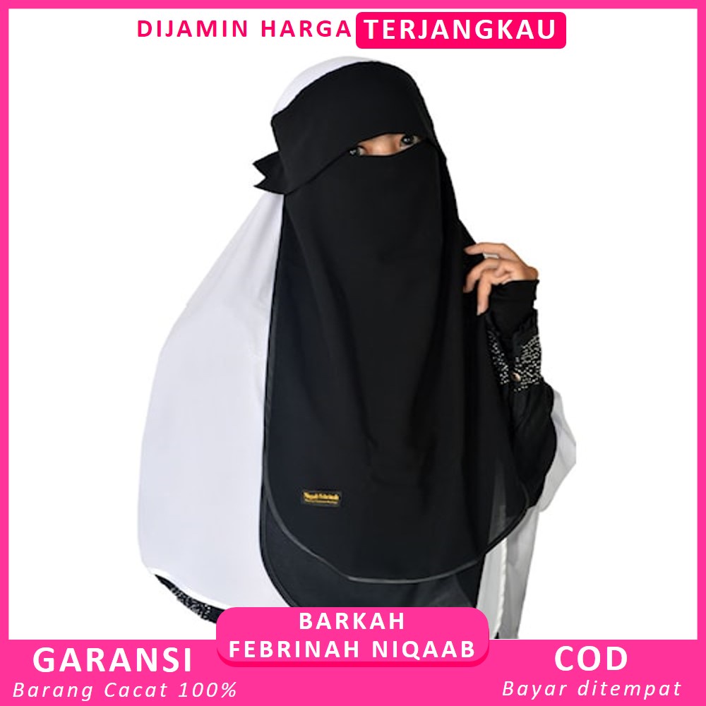 Cadar Niqab Hijab Niqob Jilbab Nikab Nikob Niqop Veil Kerudung Khimar Muslim Saudia Cadar Bandana Ar