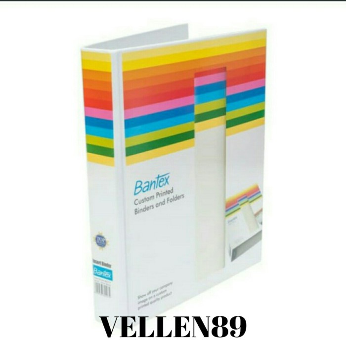 

Aman Insert Ring Binder A4 - 65 Mm - 3 Ring Merk Bantex 8662 Hemat