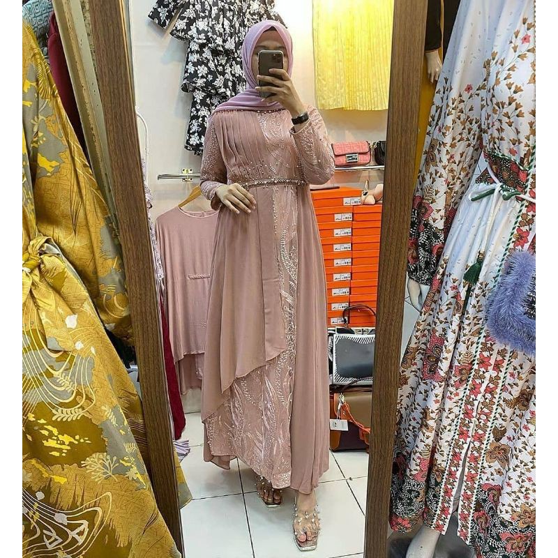 gamis kayla pesta gamis mewah gamis kondangan gamis terbaru gamis elegan gamis pesta gamis pesta