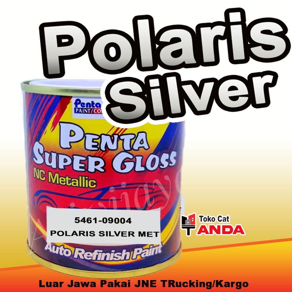 Cat Penta Polaris Silver - Cat Silver Metalik - Penta super gloss silver avanza Xenia