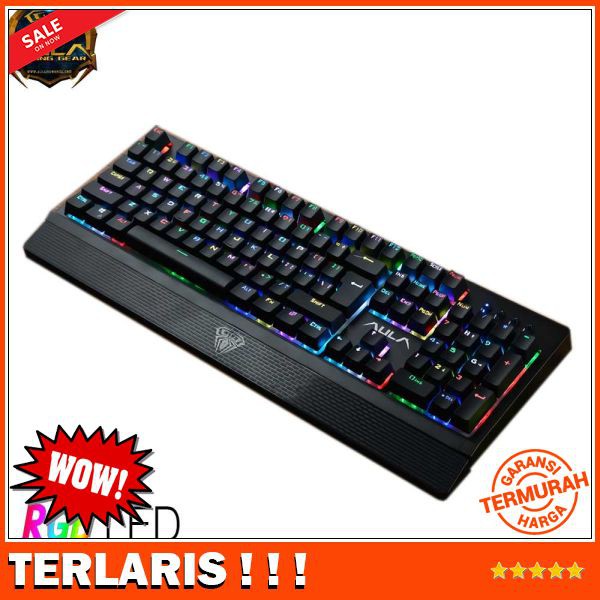 KEYBOARD MECHANICAL AULA WINGS OF LIBERTY 890S+RGB KEYBOARD MECHANICAL