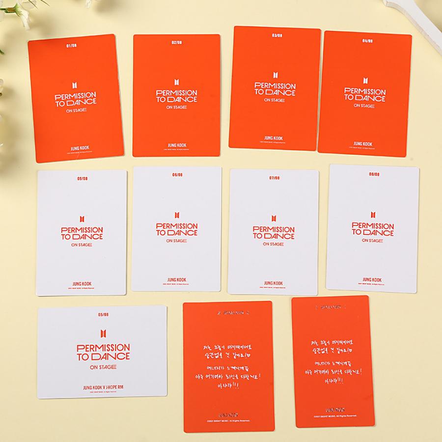 Kartu Foto BTS Permision TO DANCE Mini PTD On Panggung Spesial