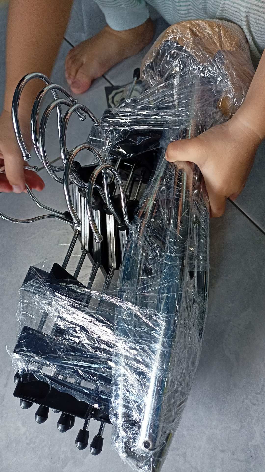 Hanger Suling Belalai Tembok 9 Titik