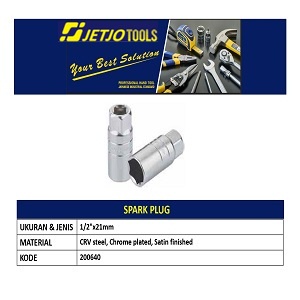 Socket 1/2"x21mm JETJO TOOLS 200640 / Spark Plug LAKONI PRO
