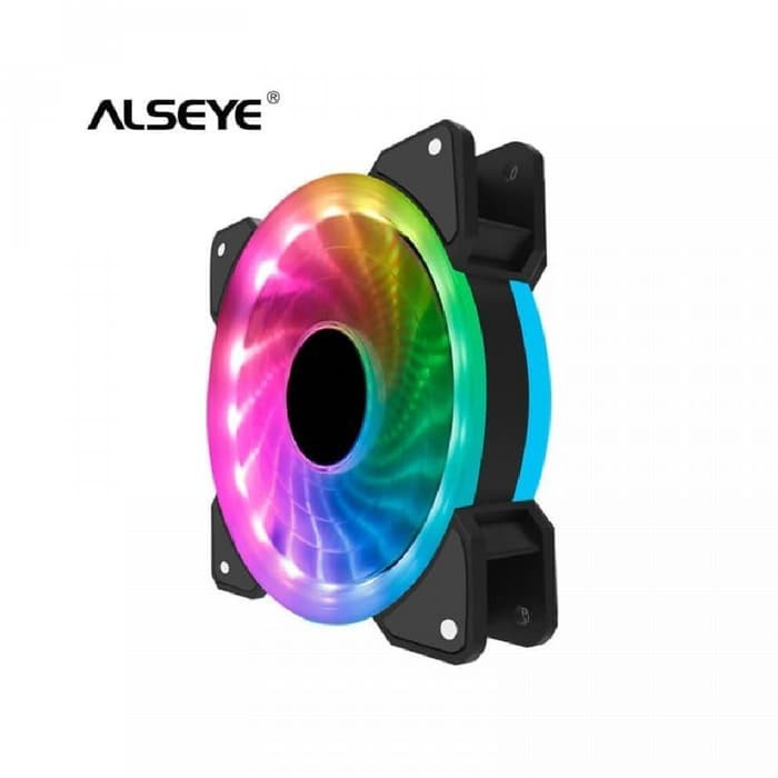 fan case led alseye d-ringer auto rainbow - fan casing 12cm led x15