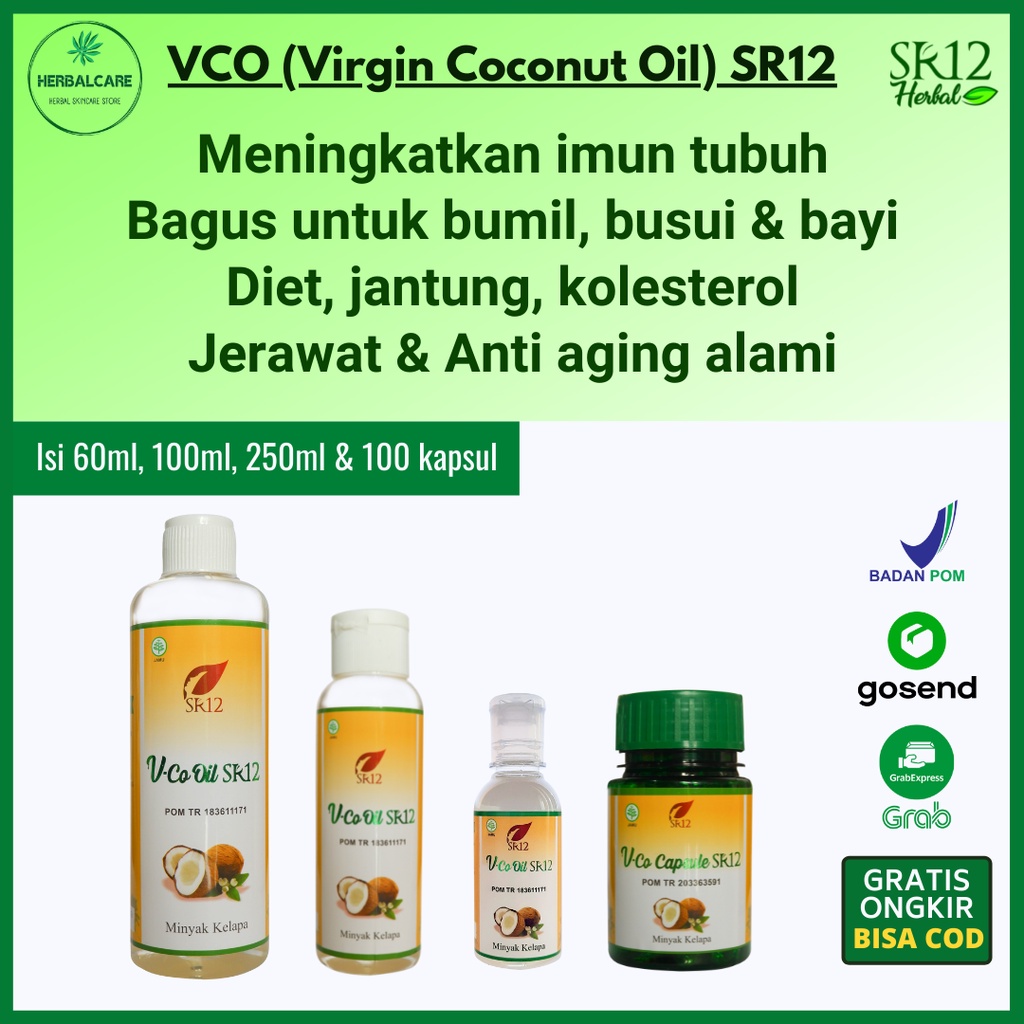 Vco Minyak Kelapa - Vco Virgin Coconut Oil - Vco SR12