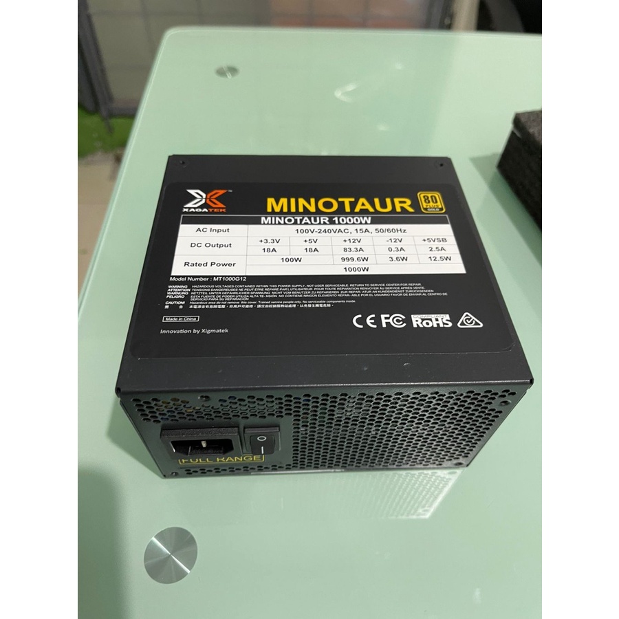 POWER SUPPLY XAGATEK MINOTAUR 1000W PSU 1000W BY XIGMATEK / PSU 1000W