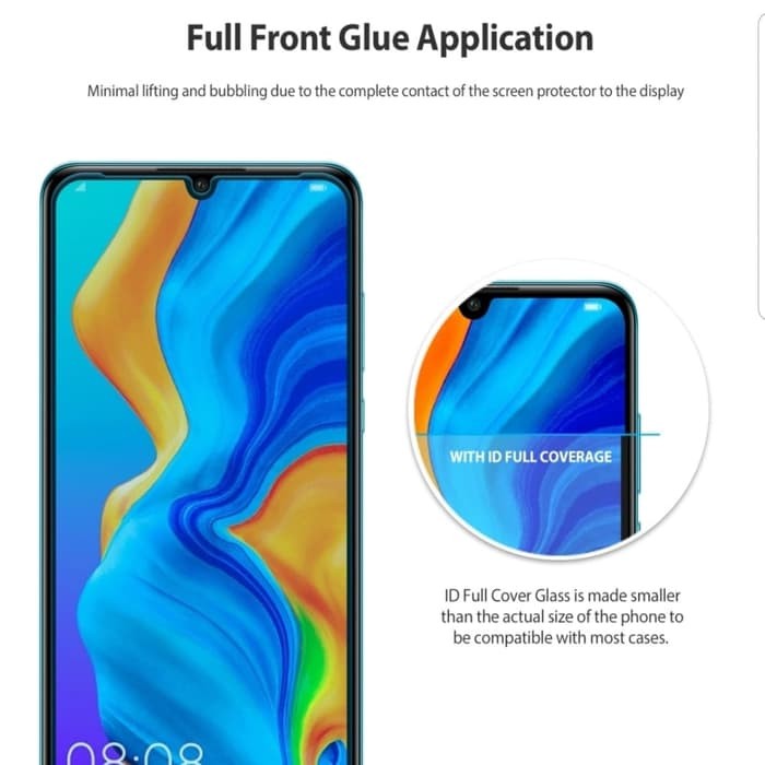 RINGKE INVISIBLE DEFENDER TEMPERED GLASS FULL ADHESIVE HUAWEI P30 LITE