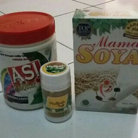 

Paket Pelancar Asi Mama soya, Asi Booster Tea dan Hulbah Fenugreek