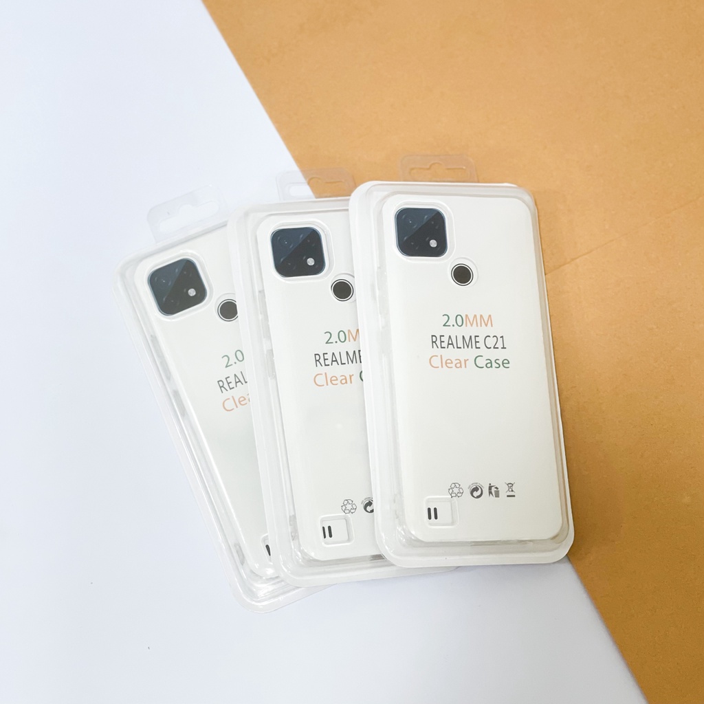 REALME C21 clear case bening silicon