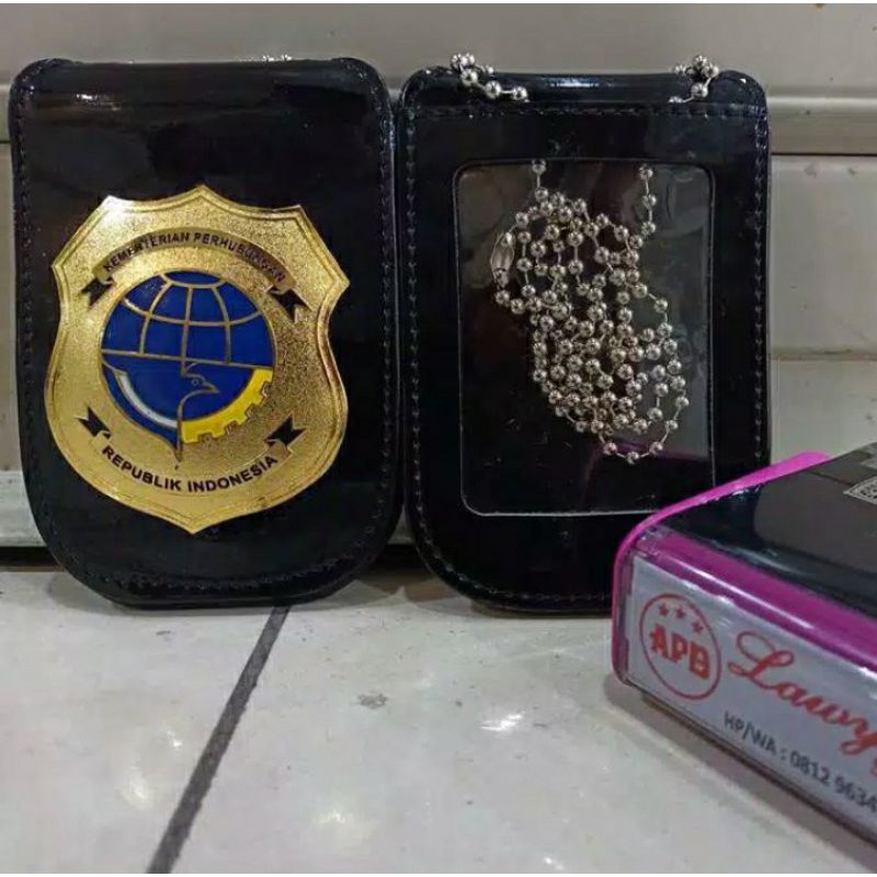 

kalung lencana KTA kementrian perhubungan RI dompet KTA ID card kementerian perhubungan