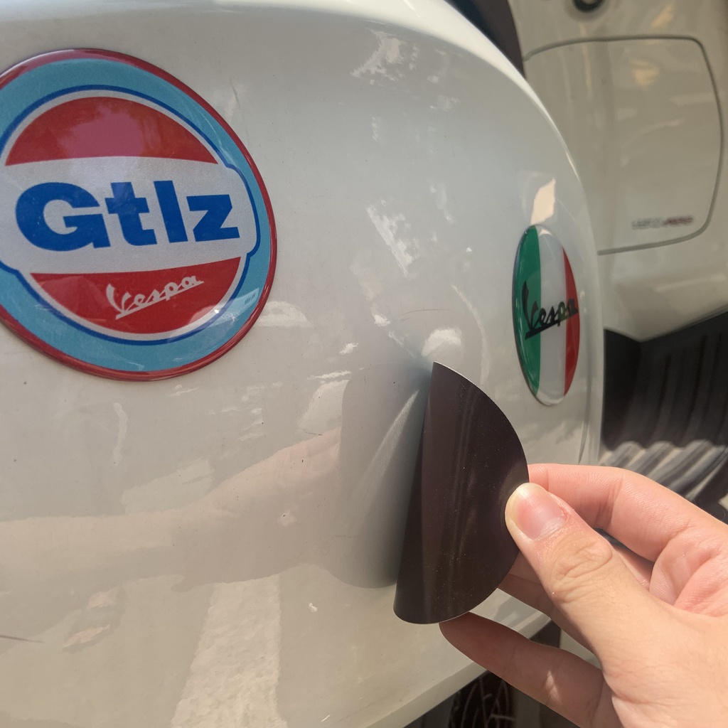 Stiker Magnet Reflektif 3d Dapat Digunakan Kembali Untuk Vespa Gts Gtv Lx Lxv Sprint 50 125 150 200 250 300ie