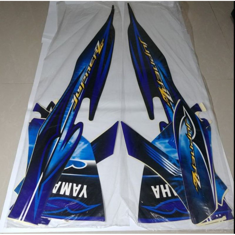 striping jupiter z tahun 2008-2009 biru