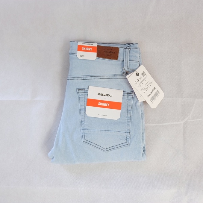 CELANA JEANS PRIA PULL&amp;BEAR SKINNY STRETCH PENSIL SOFT JEANS PREMIUM P&amp;B PULL AND BEAR ALL MODEL NEW