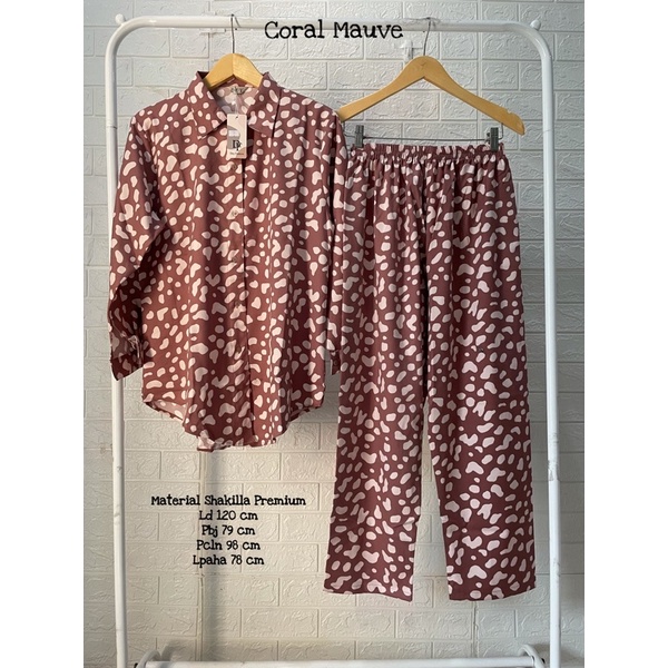 BEST SELLER One Set Super Jumbo Polos LD 120,LD 126,LD 130-Coral mauve Ld 120