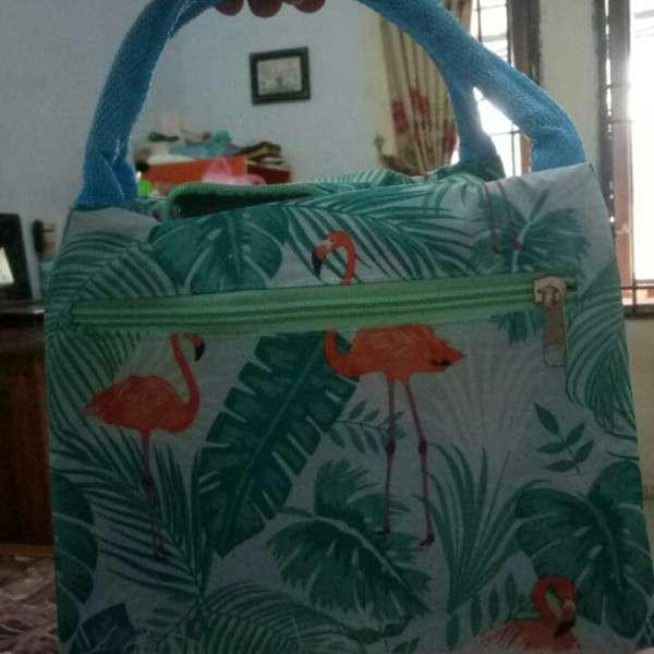 Ob07 Tas Bekal Lunch Cooler Bag Box Makanan Alumunium Foil / Kotak Makan Anak Bermotif