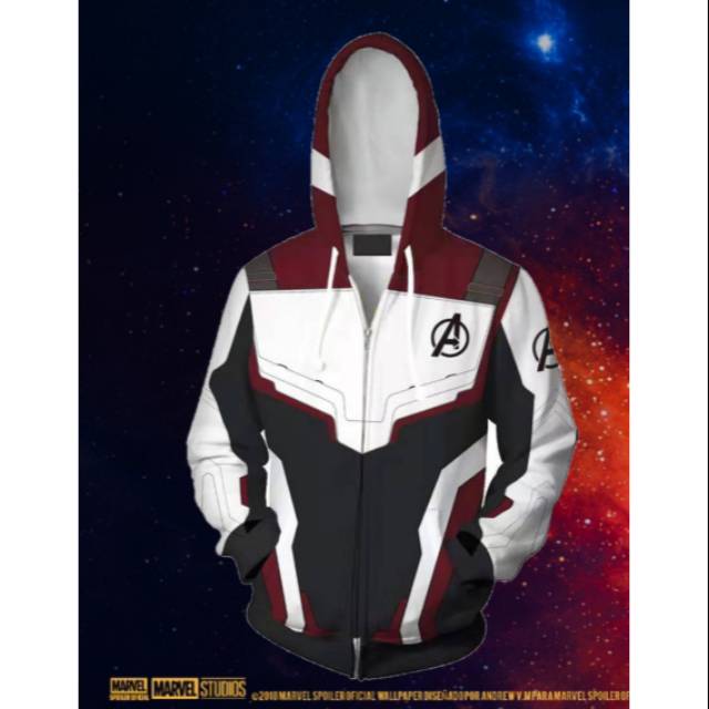 Jaket Hoodie Desain Avengers endgame Quantum realm