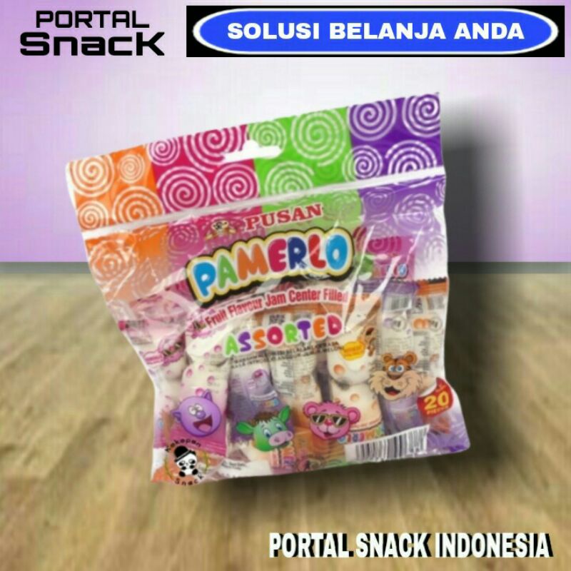 PAMERLO marschmallow permen isi 20 pcs