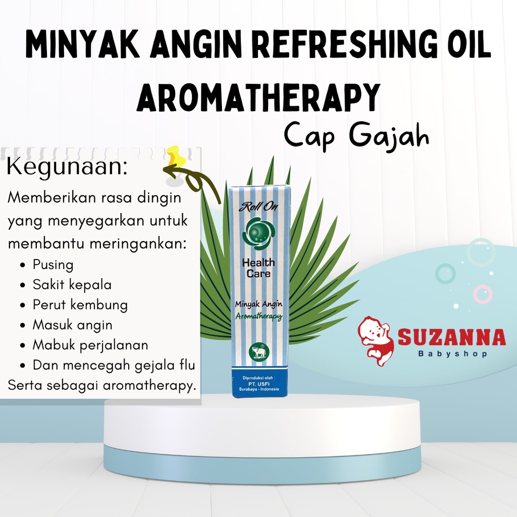 Usfi Health Care Minyak Angin Aromatherapy Cap Gajah 10ml