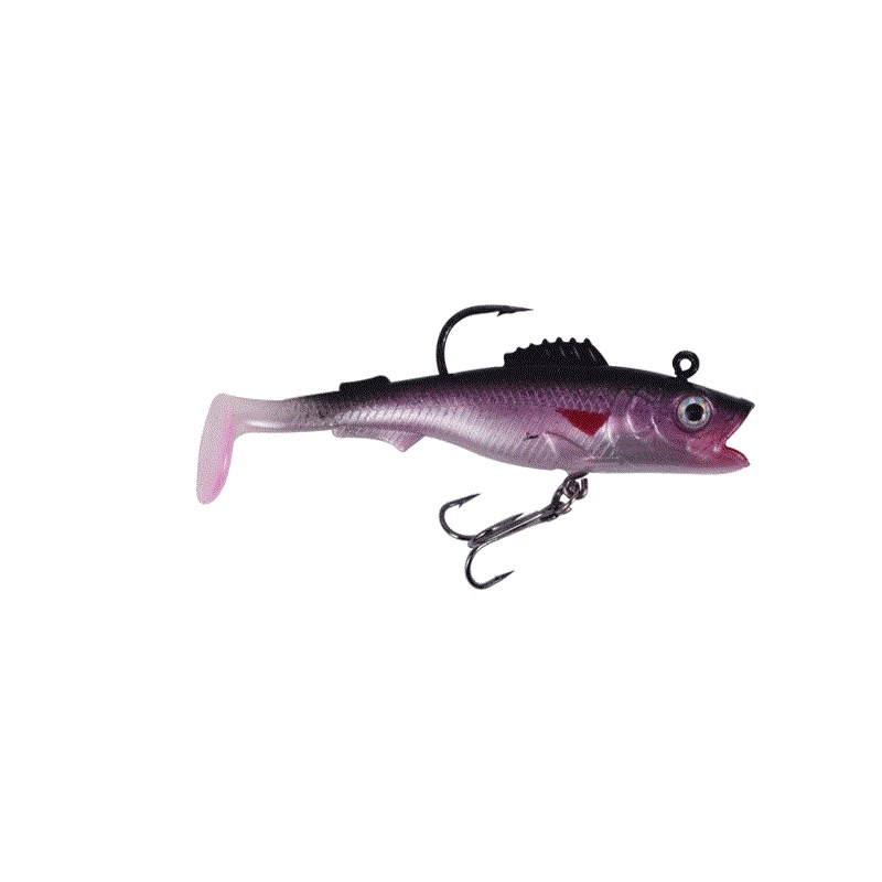 1Pcs New Soft Umpan Pancing Swimbait 9cm 14g Luminous Fishing Lure Ikan Bass Wobbler Sinking Bait Kail Memancing Tackle