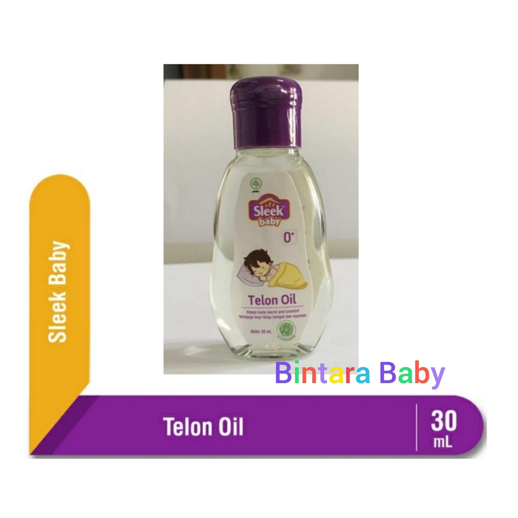 Minyak telon Bayi Sleek Telon Oil 30ml 70ml Original Telon Sleek Baby