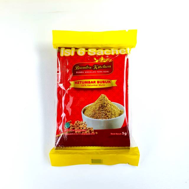 

Bumbu Kitchen Ketumbar Bubuk 6 Sachet x 5 Gram