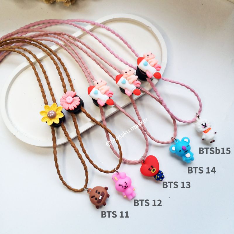 STRAP MASKER ANAK HIJAB 2in1 BTS