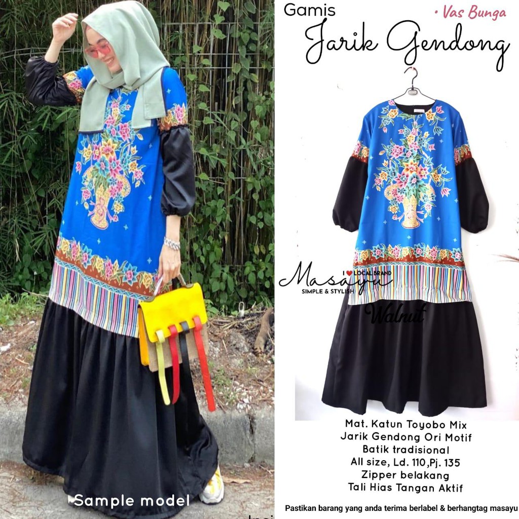 Gamis  jarik gendong batik solo gamis cantik