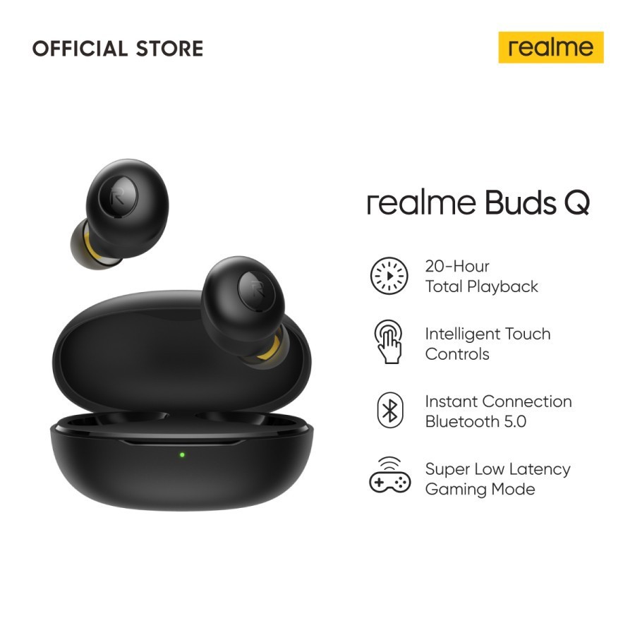 REALME BUDS Q [20-hour Total Playback 5.0, Super Low Latency]