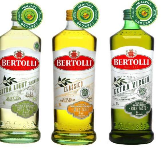 

Mall Bertolli 1 Liter Extra Light / Extra Virgin / Classico / Minyak Zaitun / Olive Oil / EVOO / ELO