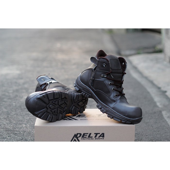 promo gilaa!!Sepatu Boot Pria Delta Cheap Pendek Sepatu safety ujung besi kerja proyek