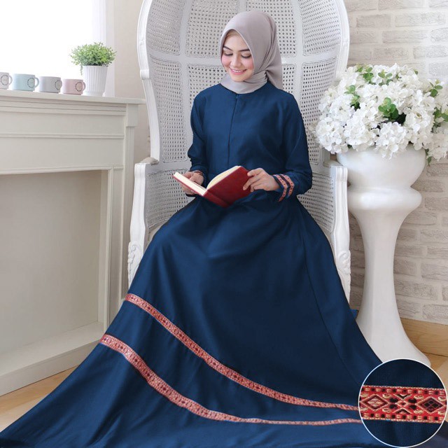 HOPYLOVY - GAMIS MAXI BALOTELLI SONGKET MARLINA