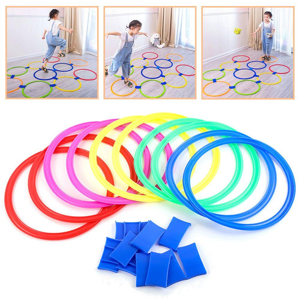 Nanas Mainan Luar Ruangan Anak Hadiah Indoor Carnival Game Outdoor Sensory Play Jump Circle Ring