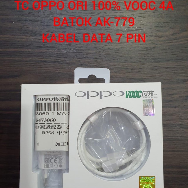 CHARGER kompatibel dengan OPPO AK779 SUPORT FAST CHARGING