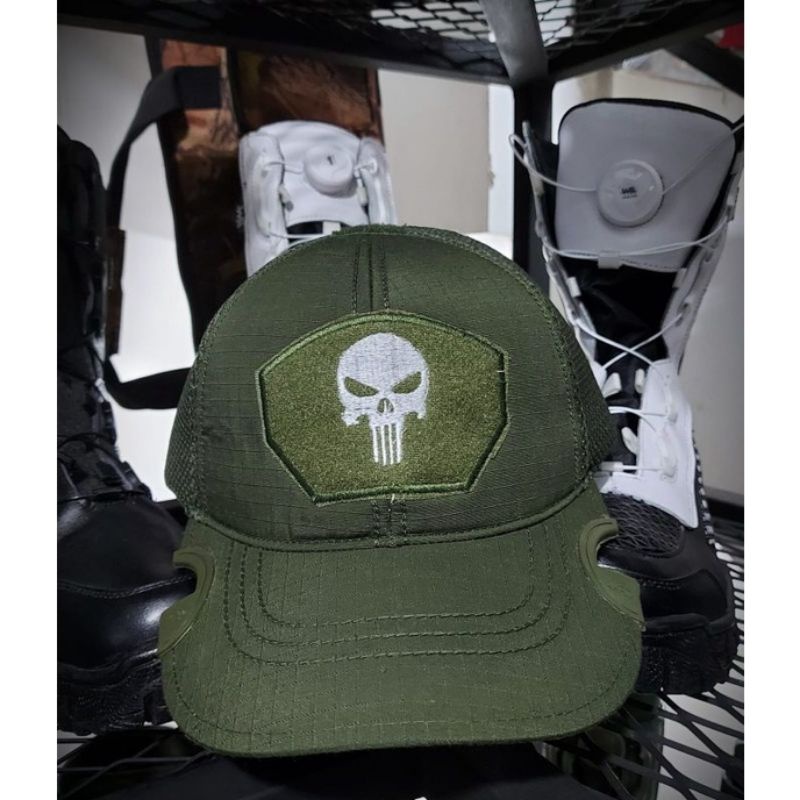 punihser baseball cap / Topi punihser hitam coak / Topi tactical punihser hitam coak