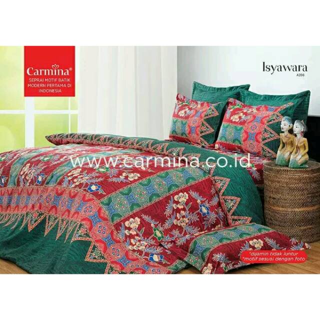 Sprei Carmina Batik Isyawara King 180x200 | Queen 160x200 | Single 120x200 | King Rumbai 180x200