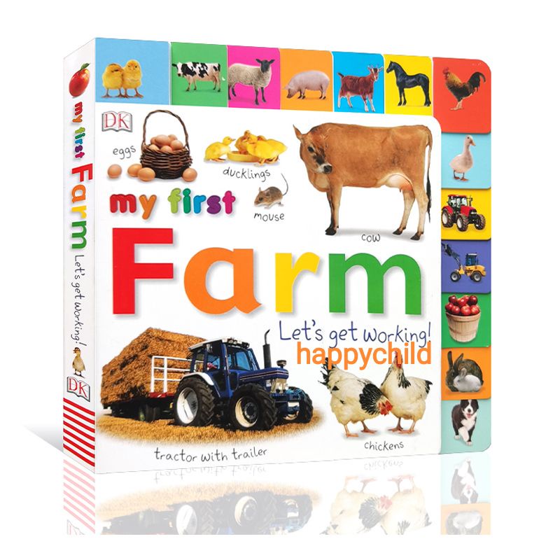 Original DK my first Farm let's get working board book buku anak buku bacaan buku impor happychild