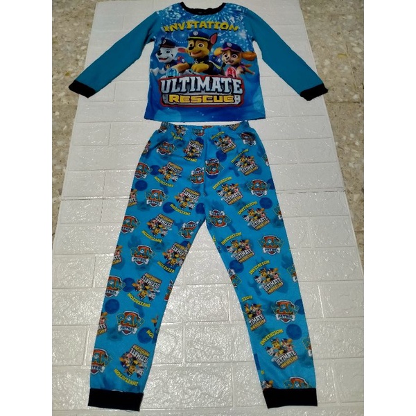 Preloved Piyama Anak Paw Patrol Cuddle Me Preloved Set Piyama Cuddle Me Preloved Setelan Anak Paw Pa