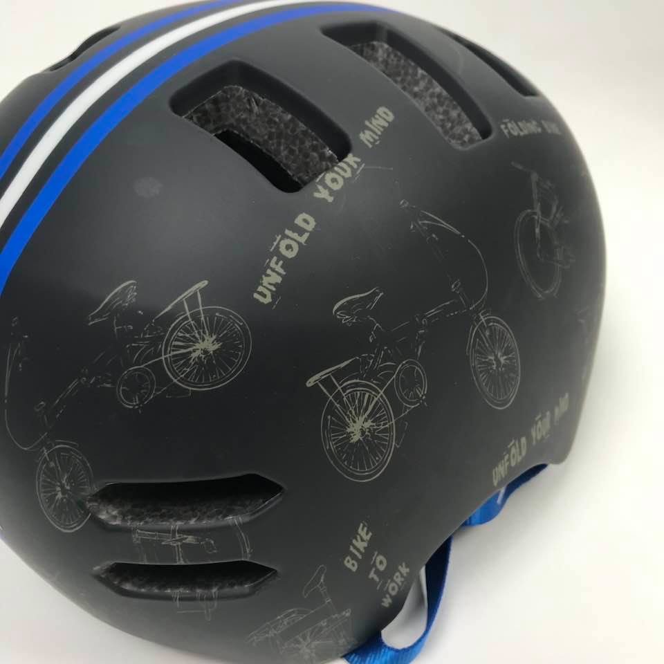 Helm Sepeda Singletrek1 CitiBike Teringan no.1 di DUNIA HBR UYM BLUE