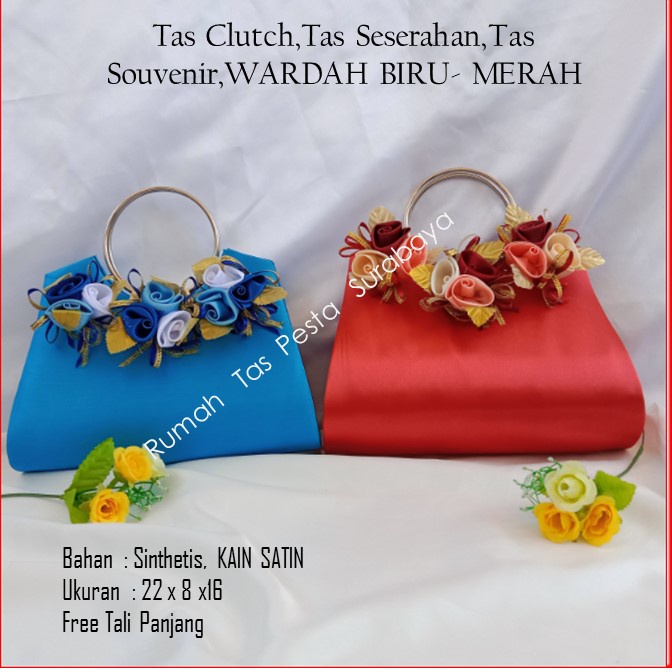 PAKET TAS PESTA WARDAH MODEL CLUTH DANSELEMPANG , 2 TAS ONGKIR TAS DERA SHOP99