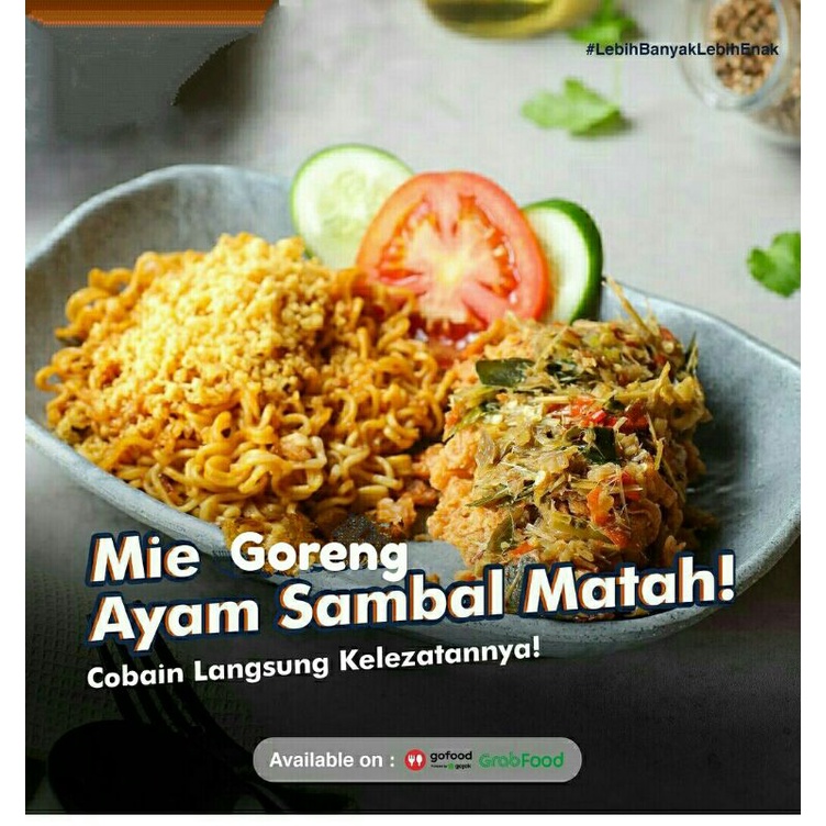 

Paket Mie Goreng + Ayam Goreng + Sambal Matah